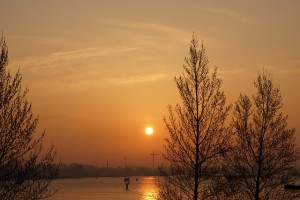 River Ij Sunrise
